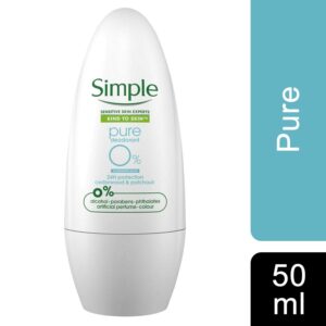 Simple Pure Antiperspirant Roll On 45Ml